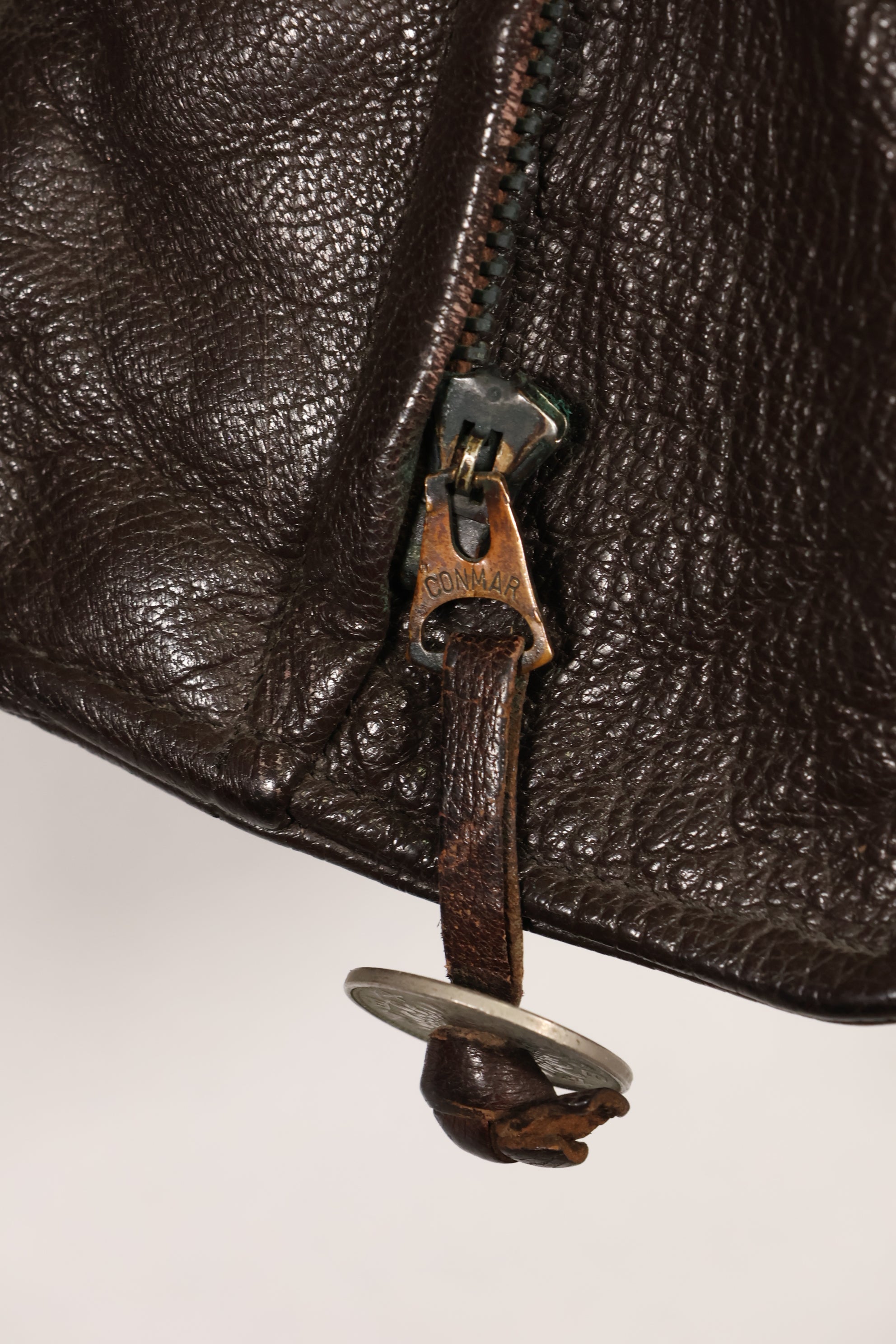 ปลายทศวรรษ 1940  55J14  กองทัพเรือสหรัฐฯ  G-1  แจ็คเก็ตบิน  รุ่นแรกมาก  พร้อมแผ่นปะ  ของหายาก