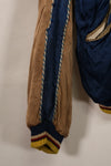 実物　1950年代初頭　Japan Jacket　レア刺繍　パイピング付き　中古品　ジッパー破損あり