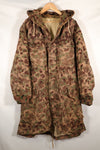 1960s–70s: M57 Austrian Army P-Pattern Camouflage Hoodie, Used, Size B