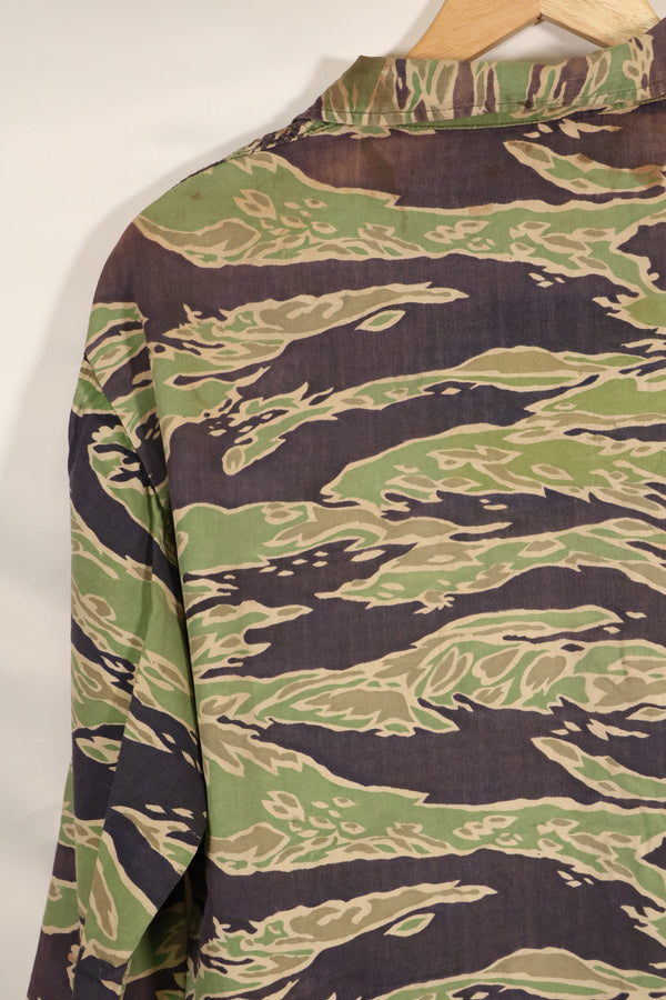 実物　映画衣装　レイトウォーパターン　US-Sサイズ　タイガーストライプ　シャツ　パラマウント映画