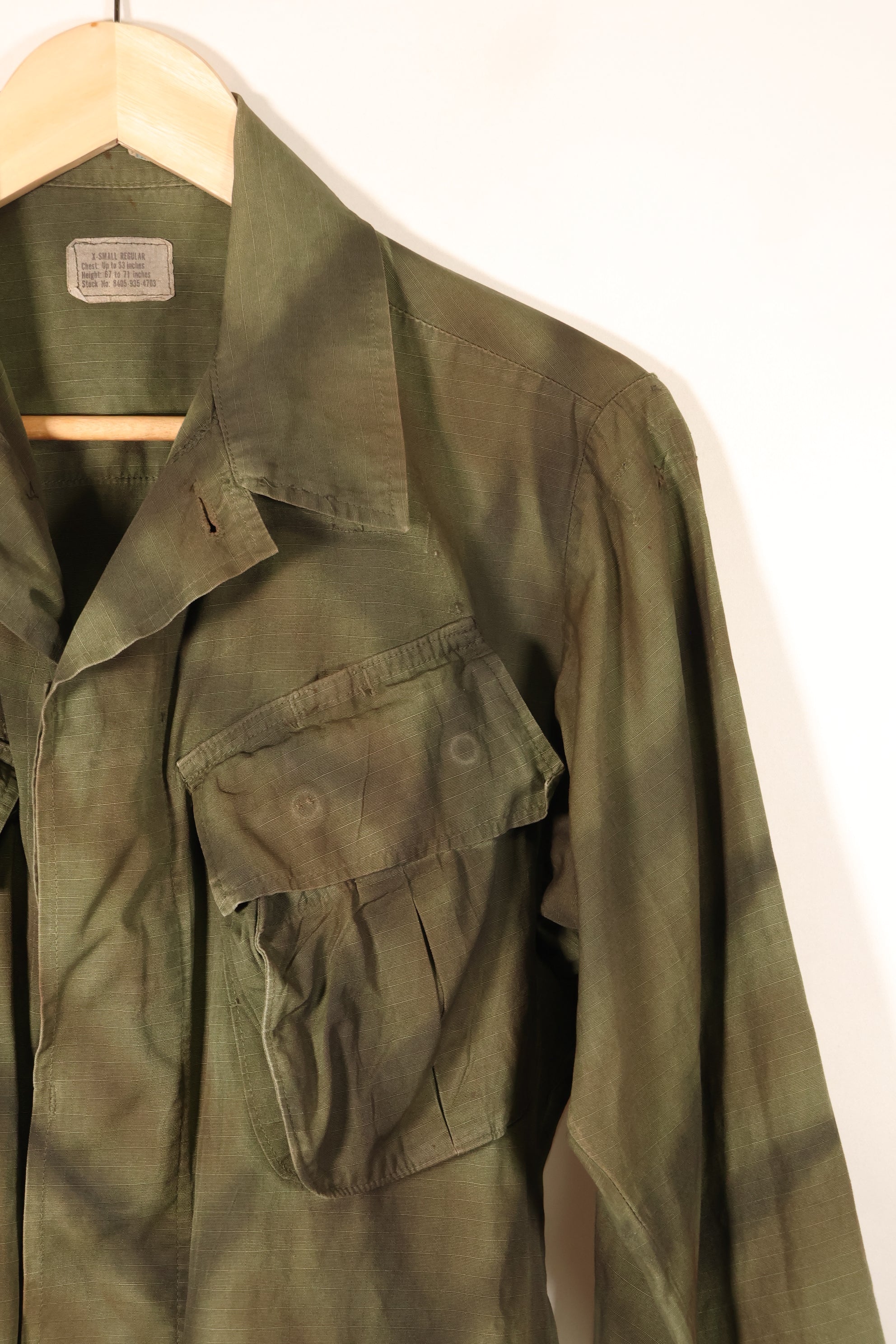 1969 Contract, X-S-R, Based on the Original Jacket, MACV SOG, Spray-Painted Jacket, Replica, Manufactured by MILITARIA 1911, Used Item