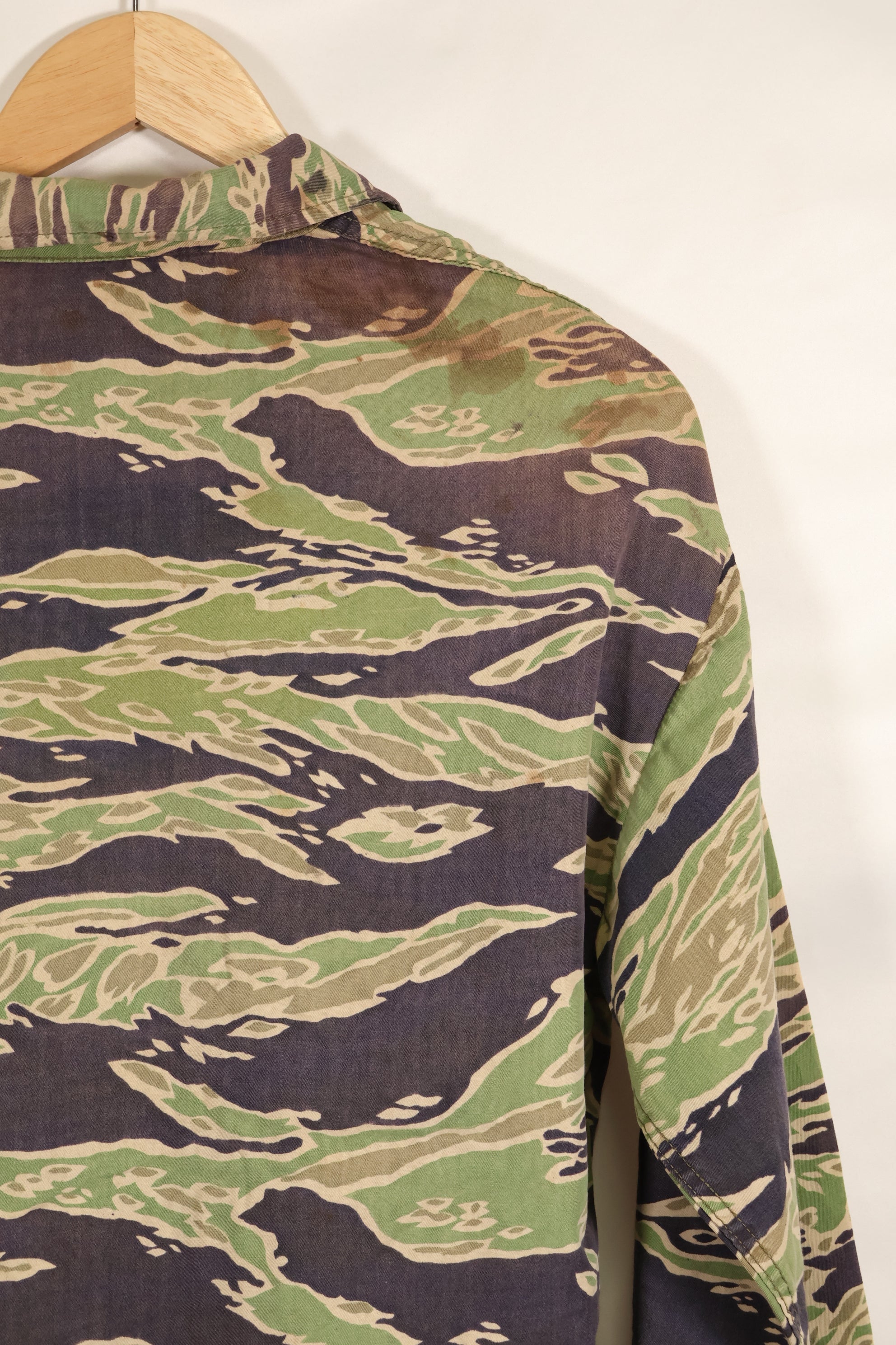 実物　映画衣装　レイトウォーパターン　US-Sサイズ　タイガーストライプ　シャツ　パラマウント映画