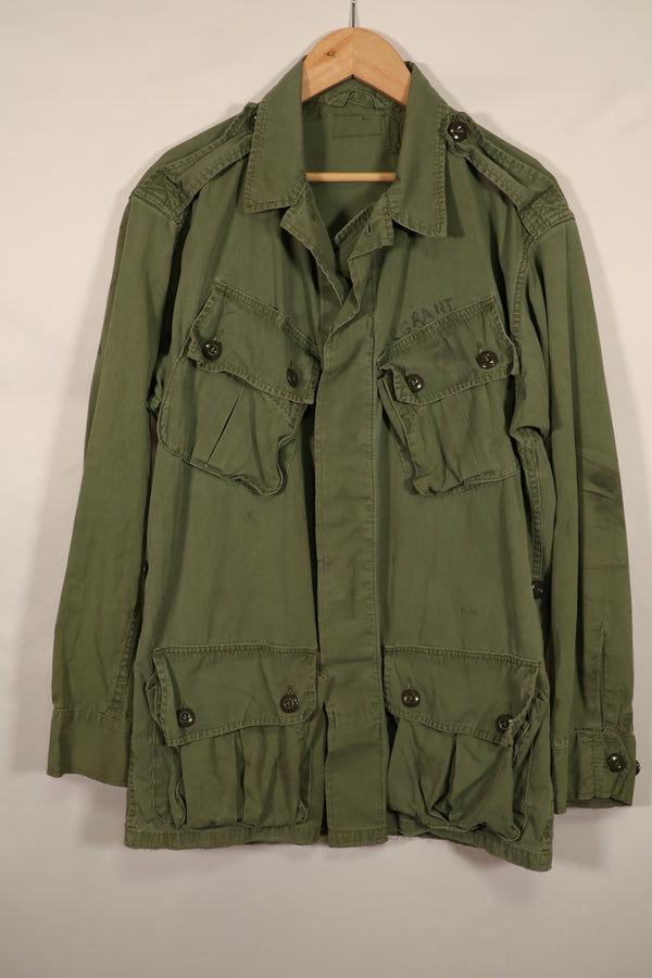 実物　1963-64年製造　1st Model ジャングルファティーグ　ジャケット　USMC　中古品