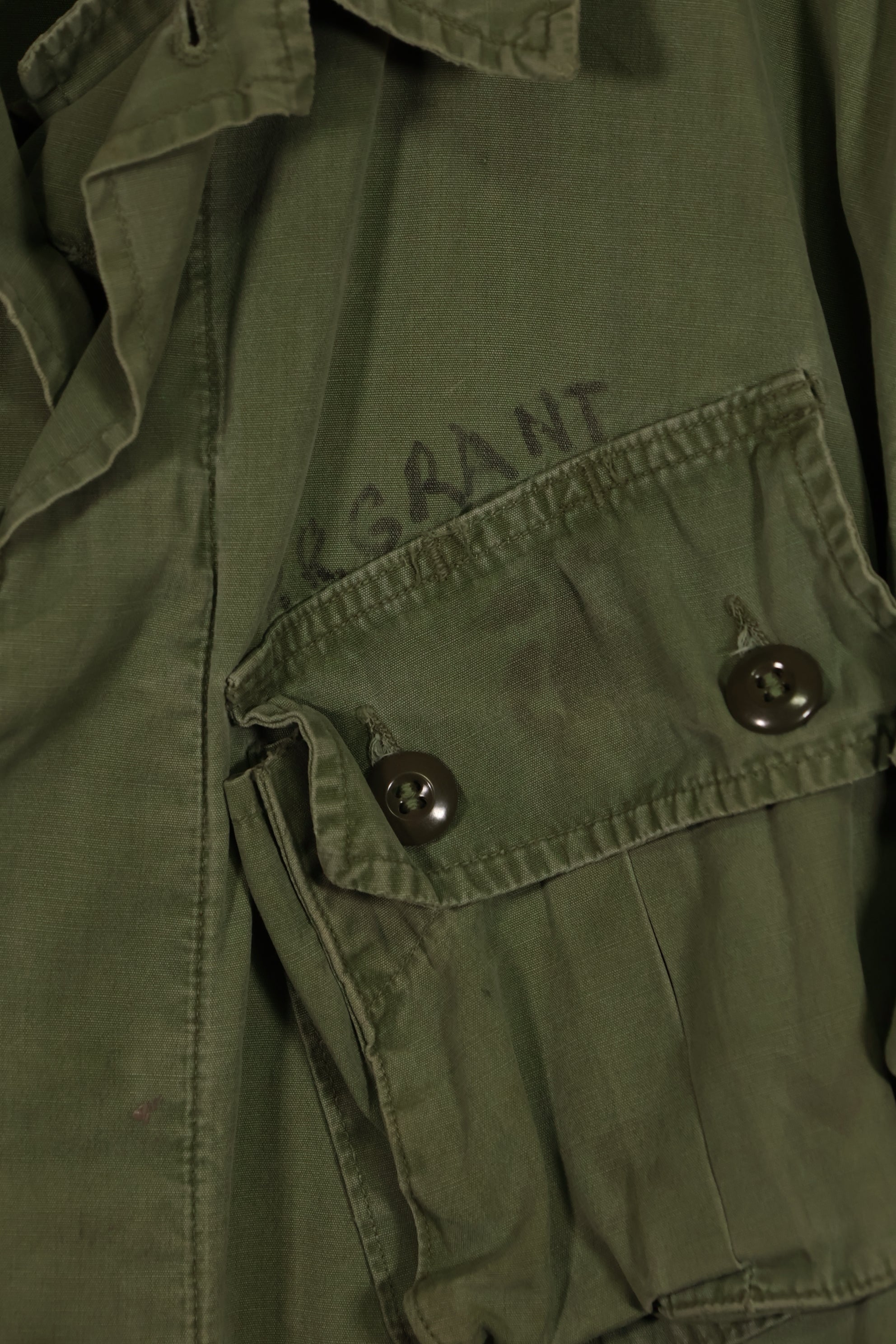Real 1963-64 1st Model Jungle Fatigue Jacket USMC Used
