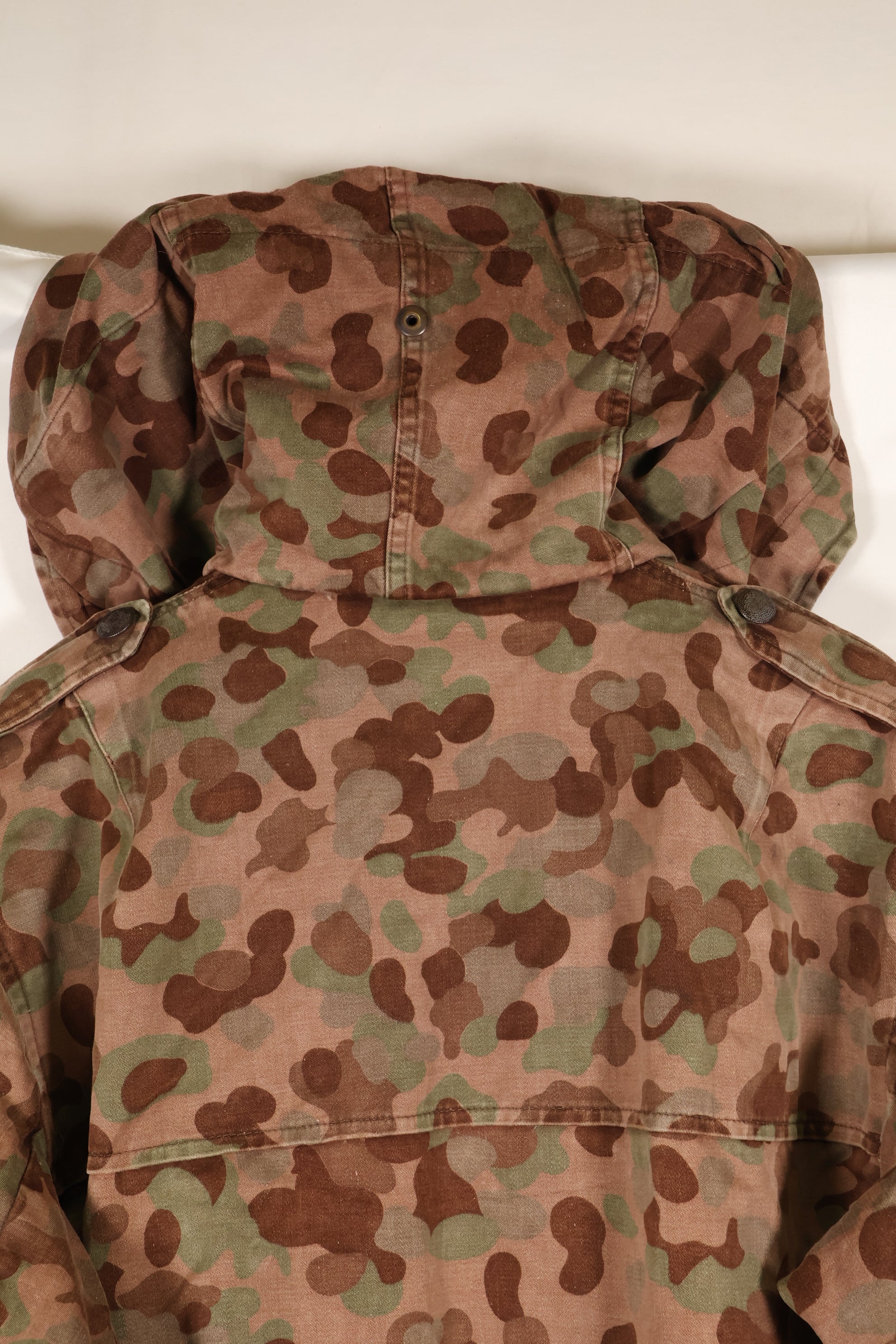 1960s–70s M57 Austrian Army P-Pattern Camouflage Hoodie, Used, Size C