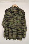 Real Late War Pattern Tiger Stripe Shirt US-L in good condition