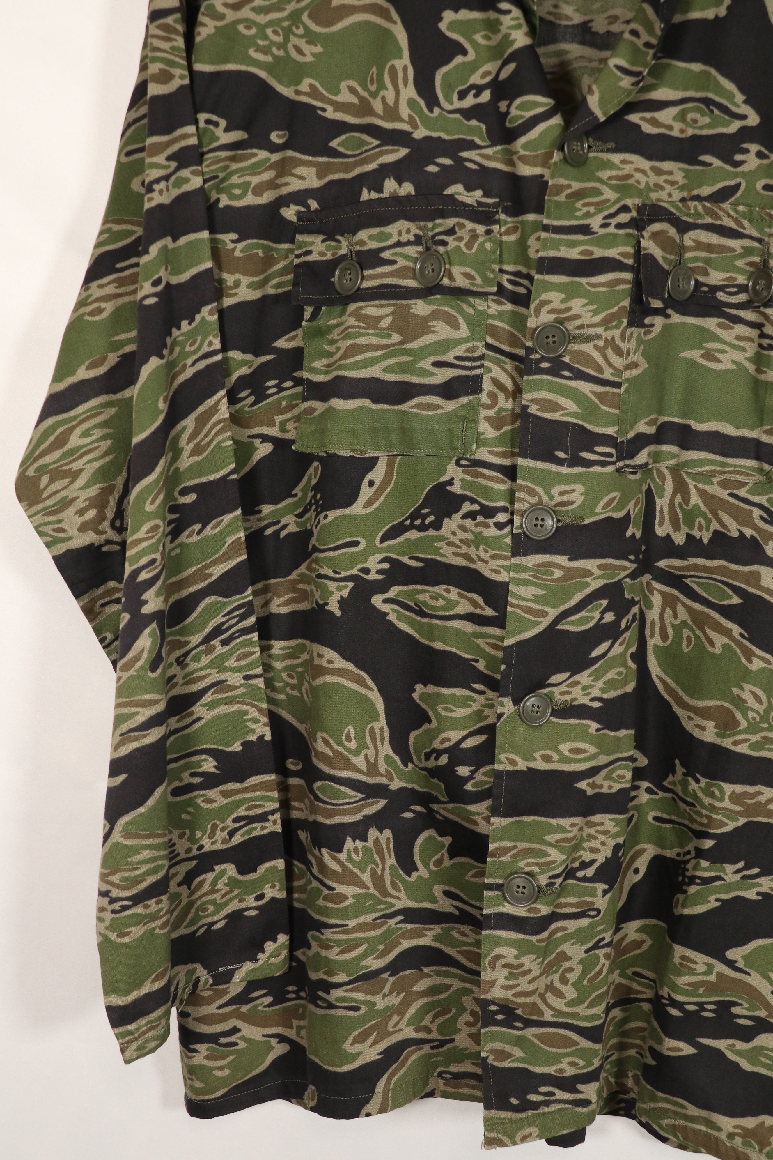 Real Late War Pattern Tiger Stripe Shirt US-L in good condition