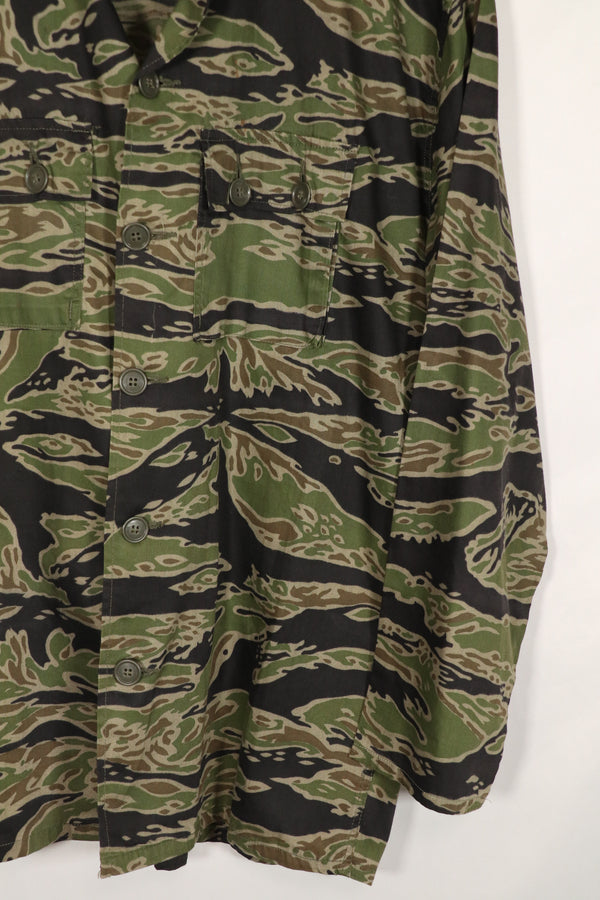 Real Late War Pattern Tiger Stripe Shirt US-L in good condition