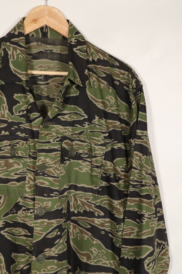 Real Late War Pattern Tiger Stripe Shirt US-L in good condition