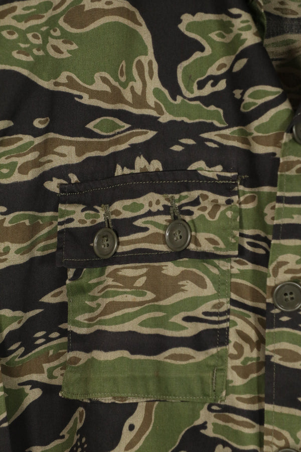 Real Late War Pattern Tiger Stripe Shirt US-L in good condition