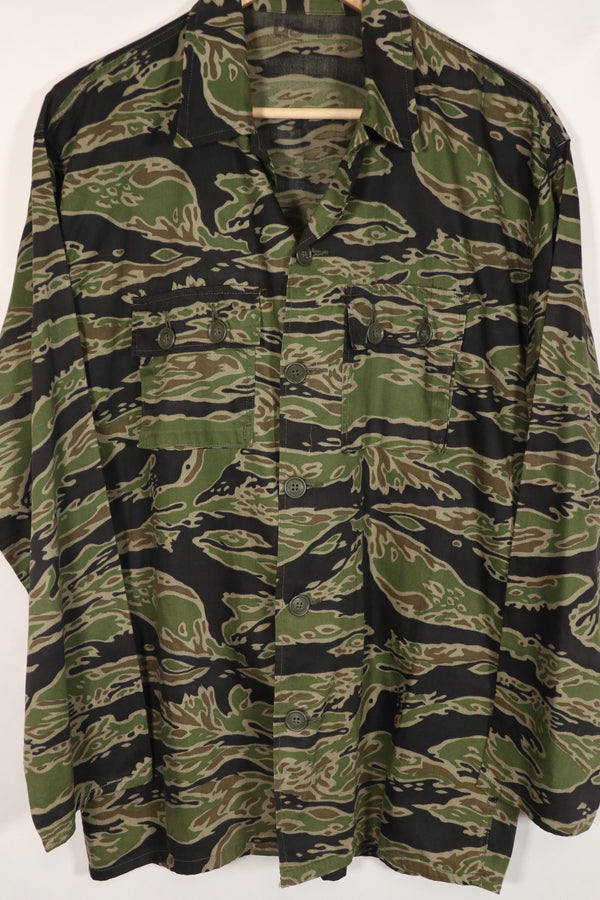 Real Late War Pattern Tiger Stripe Shirt US-L in good condition