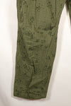 1987 Contract - L-R: U.S. Military, Infrared-Countermeasure, Night Camo, Pants, Overpants, Used (Replica)