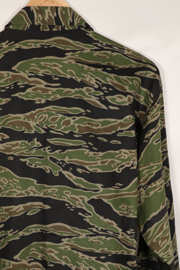 Real Late War Pattern Tiger Stripe Shirt US-L in good condition
