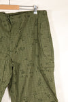 1987 Contract - L-R: U.S. Military, Infrared-Countermeasure, Night Camo, Pants, Overpants, Used (Replica)