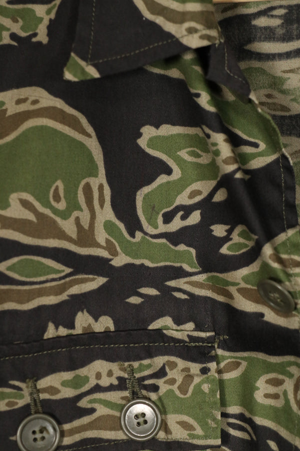 Real Late War Pattern Tiger Stripe Shirt US-L in good condition