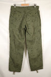 1982 Contract - S-R U.S. Military - Infrared-Countermeasure - Night Camo - Pants - Overpants - Used