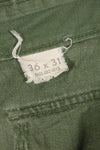 1960年代中頃　36x31　OG-107 ユーティリティパンツ　TYPE III　ベイカーパンツ　中古品