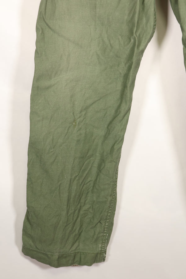 กลางทศวรรษ 1960, 36x31, กองทัพบกสหรัฐฯ, กางเกงยูทิลิตี้ OG-107, ประเภท I, มือสอง