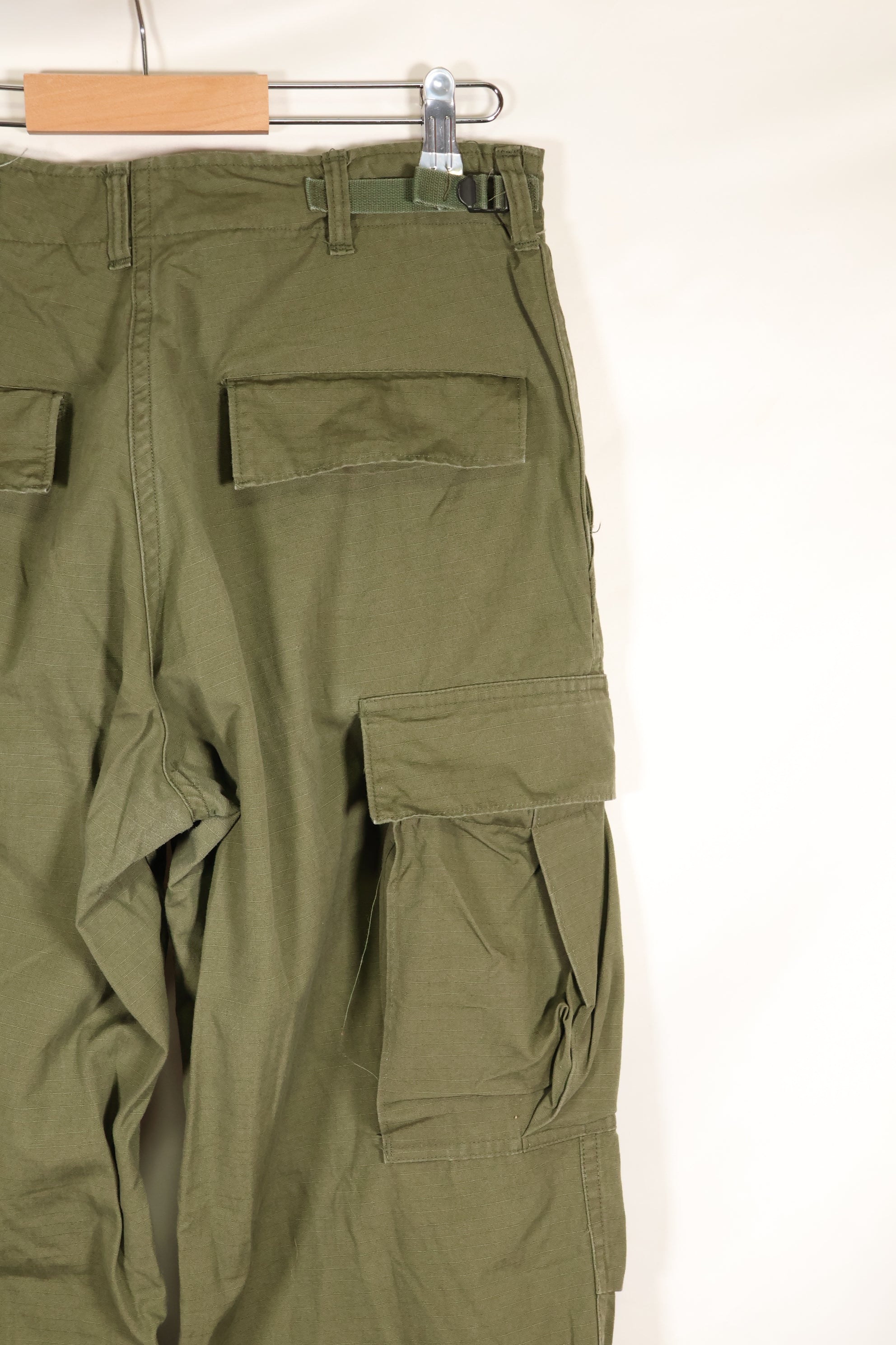 Estimated 1968–69 S-L 4th Model Jungle Fatigue Pants, Used, No Contract Tag