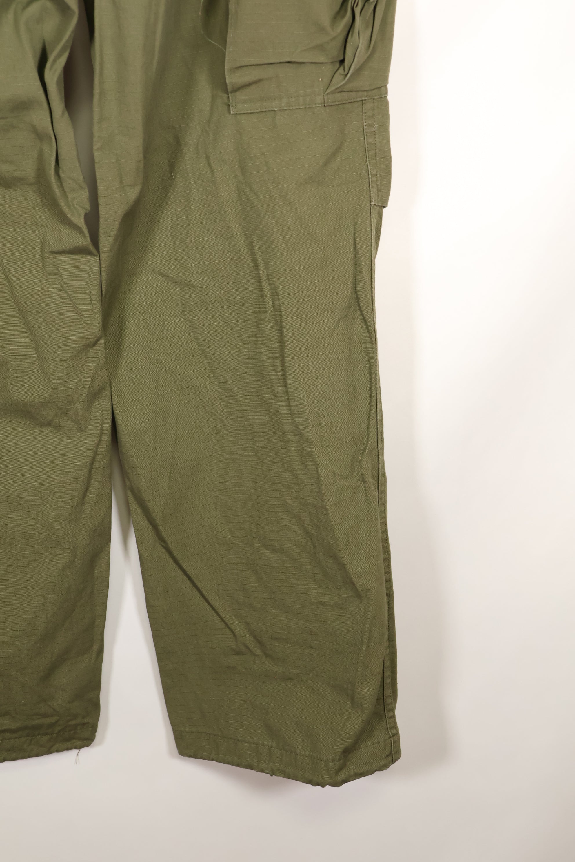 Estimated 1968–69 S-L 4th Model Jungle Fatigue Pants, Used, No Contract Tag