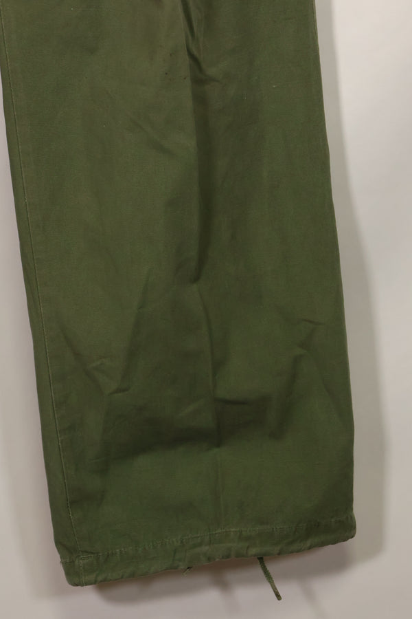 1967年契約　3rd Model ノンリップストップ　ジャングルファティーグ　パンツ　X-L-R　中古品  B