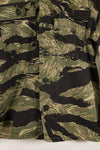 1960s A-M Okinawa Tiger Tiger Stripe Shirt Asian Cut in good used condition