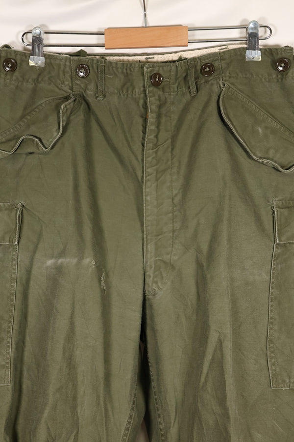 สัญญาปี 1952, M-L, กองทัพสหรัฐฯ, กางเกงสนาม M51, มีร่องรอยการใช้งาน, มือสอง