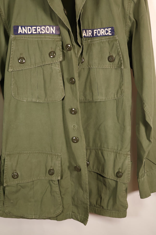 1963 Contract, S-R, U.S. Air Force, Officer, 1st Model Jungle Fatigue Jacket, Modified, Used