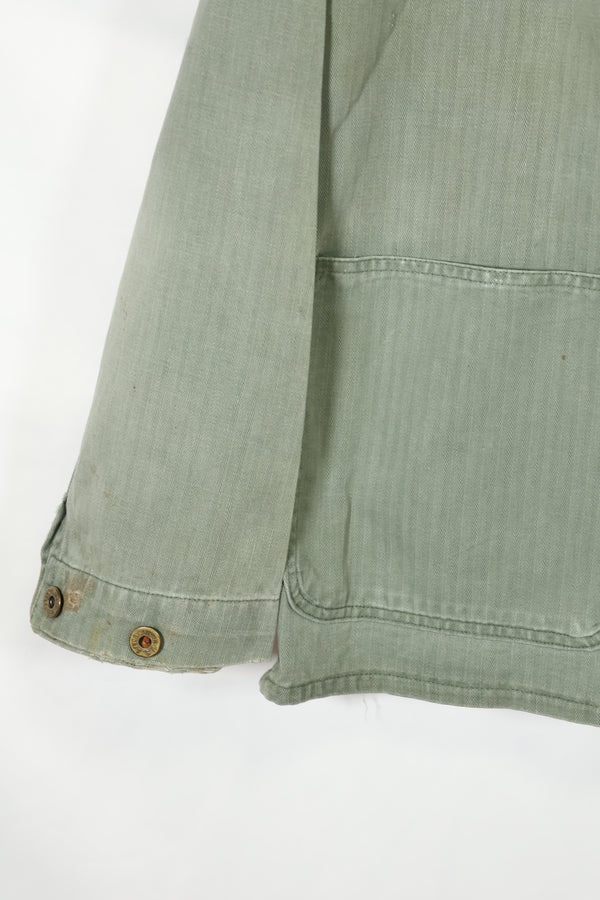เสื้อแจ็คเก็ตอเนกประสงค์ P-41 HBT ของนาวิกโยธินสหรัฐฯ ยุค 1940 มือสอง สภาพ A