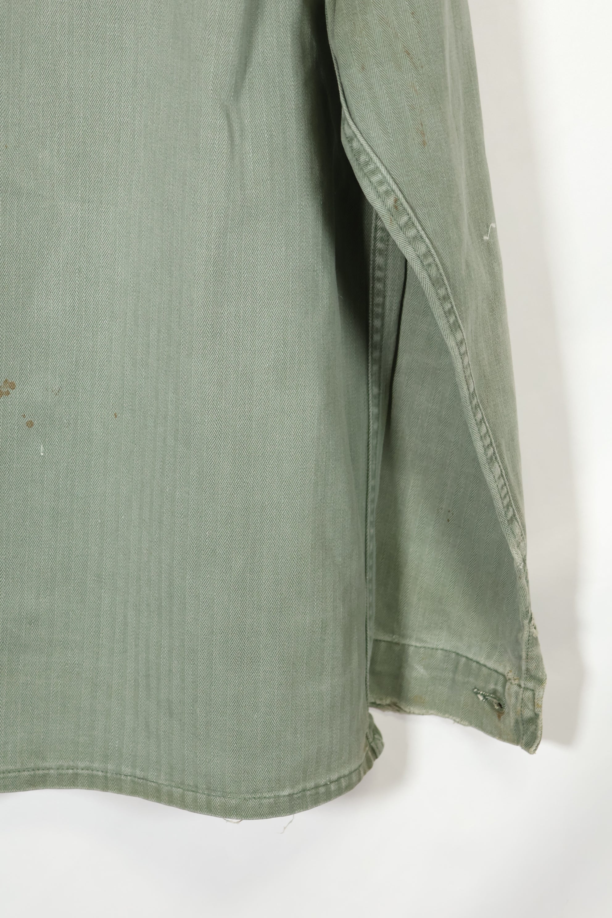เสื้อแจ็คเก็ตอเนกประสงค์ P-41 HBT ของนาวิกโยธินสหรัฐฯ ยุค 1940 มือสอง สภาพ A