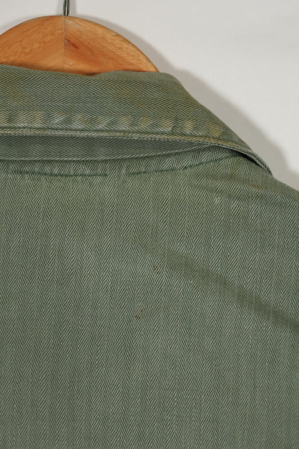 เสื้อแจ็คเก็ตอเนกประสงค์ P-41 HBT ของนาวิกโยธินสหรัฐฯ ยุค 1940 มือสอง สภาพ A