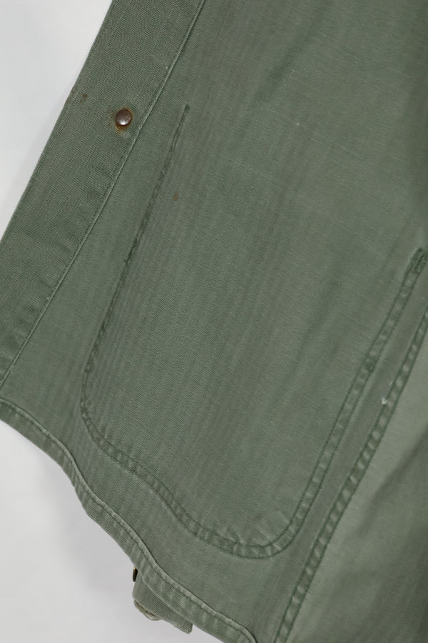 เสื้อแจ็คเก็ตอเนกประสงค์ P-41 HBT ของนาวิกโยธินสหรัฐฯ ยุค 1940 มือสอง สภาพ A