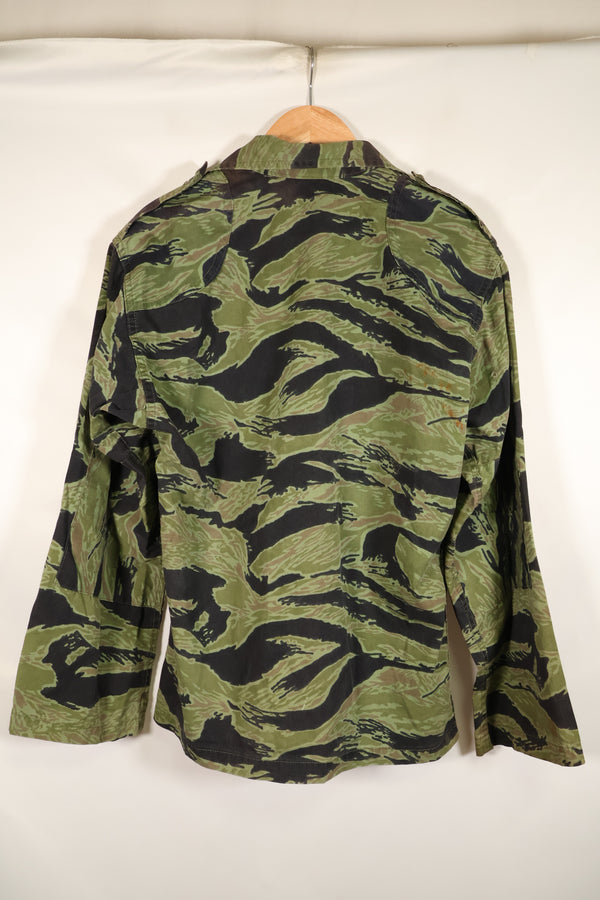 1969 VNMC 4th Pattern Tiger Stripe Shirt, Sea Wave Pattern, Used