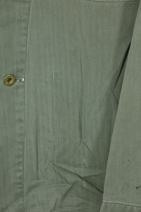 เสื้อแจ็คเก็ตอเนกประสงค์ P-41 HBT ของนาวิกโยธินสหรัฐฯ ยุค 1940 มือสอง สภาพ B