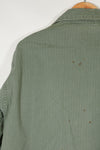 เสื้อแจ็คเก็ตอเนกประสงค์ P-41 HBT ของนาวิกโยธินสหรัฐฯ ยุค 1940 มือสอง สภาพ B