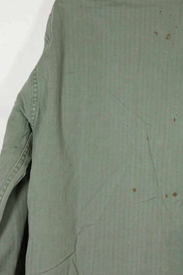 เสื้อแจ็คเก็ตอเนกประสงค์ P-41 HBT ของนาวิกโยธินสหรัฐฯ ยุค 1940 มือสอง สภาพ B