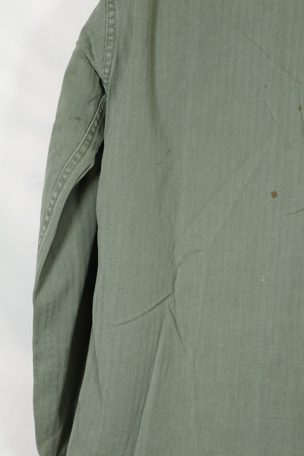 เสื้อแจ็คเก็ตอเนกประสงค์ P-41 HBT ของนาวิกโยธินสหรัฐฯ ยุค 1940 มือสอง สภาพ B