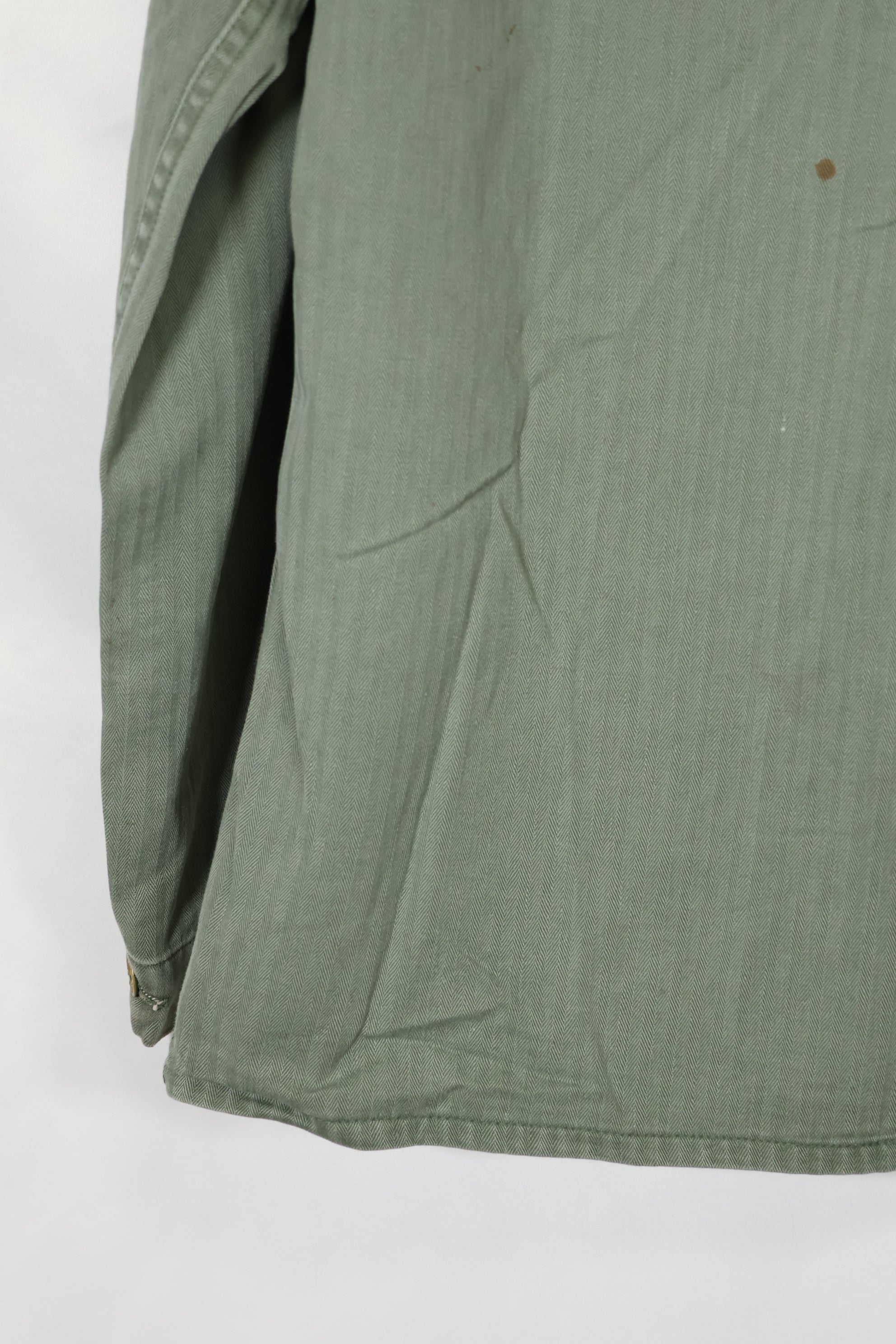 เสื้อแจ็คเก็ตอเนกประสงค์ P-41 HBT ของนาวิกโยธินสหรัฐฯ ยุค 1940 มือสอง สภาพ B