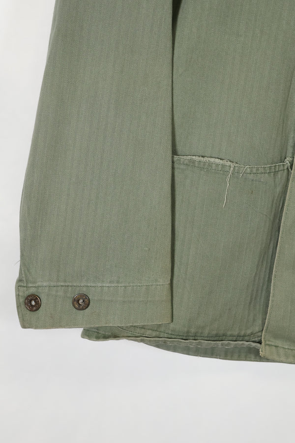 1940s U.S. Marine Corps USMC P-41 HBT Utility Uniform Jacket Used C