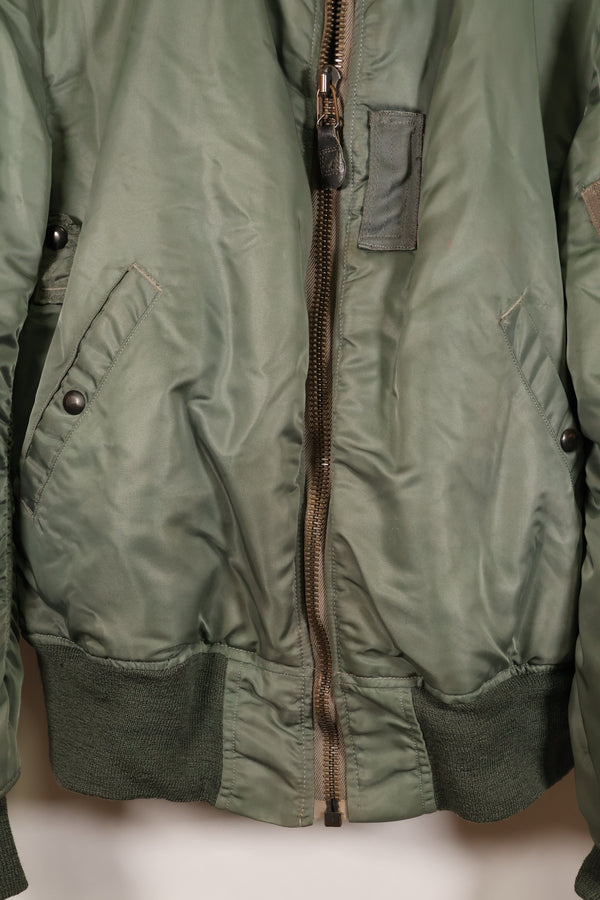 1950s LARGE U.S. Air Force Early Model MA-1 Flight Jacket, Intermediate, Used