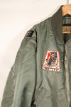 ทศวรรษ 1950, ขนาดประมาณ 40–42, แจ็คเก็ตบินของกองทัพอากาศสหรัฐฯ รุ่น B-15D, ปรับเปลี่ยนด้วยขนแกะ, มีแผ่นปะ, มือสอง