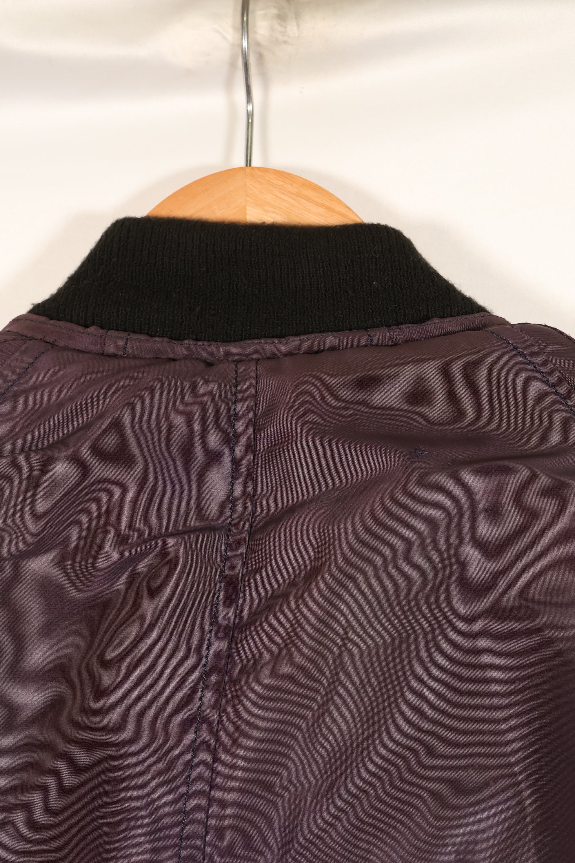 เสื้อแจ็คเก็ตบิน N2-A ของกองทัพอากาศสหรัฐฯ ขนาดใหญ่ ยุคปี 1950 ปรับเปลี่ยนฮู้ด มือสอง
