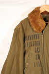 1940s, Size 42, WWII, U.S. Army Air Forces, B-15 Flight Jacket, Calendar-finished fabric, Used