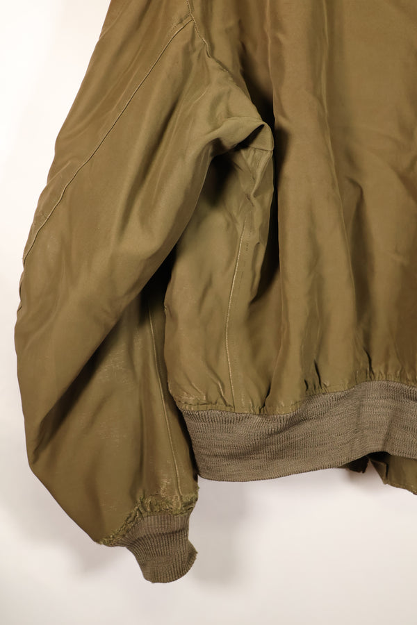 1940s, Size 42, WWII, U.S. Army Air Forces, B-15 Flight Jacket, Calendar-finished fabric, Used