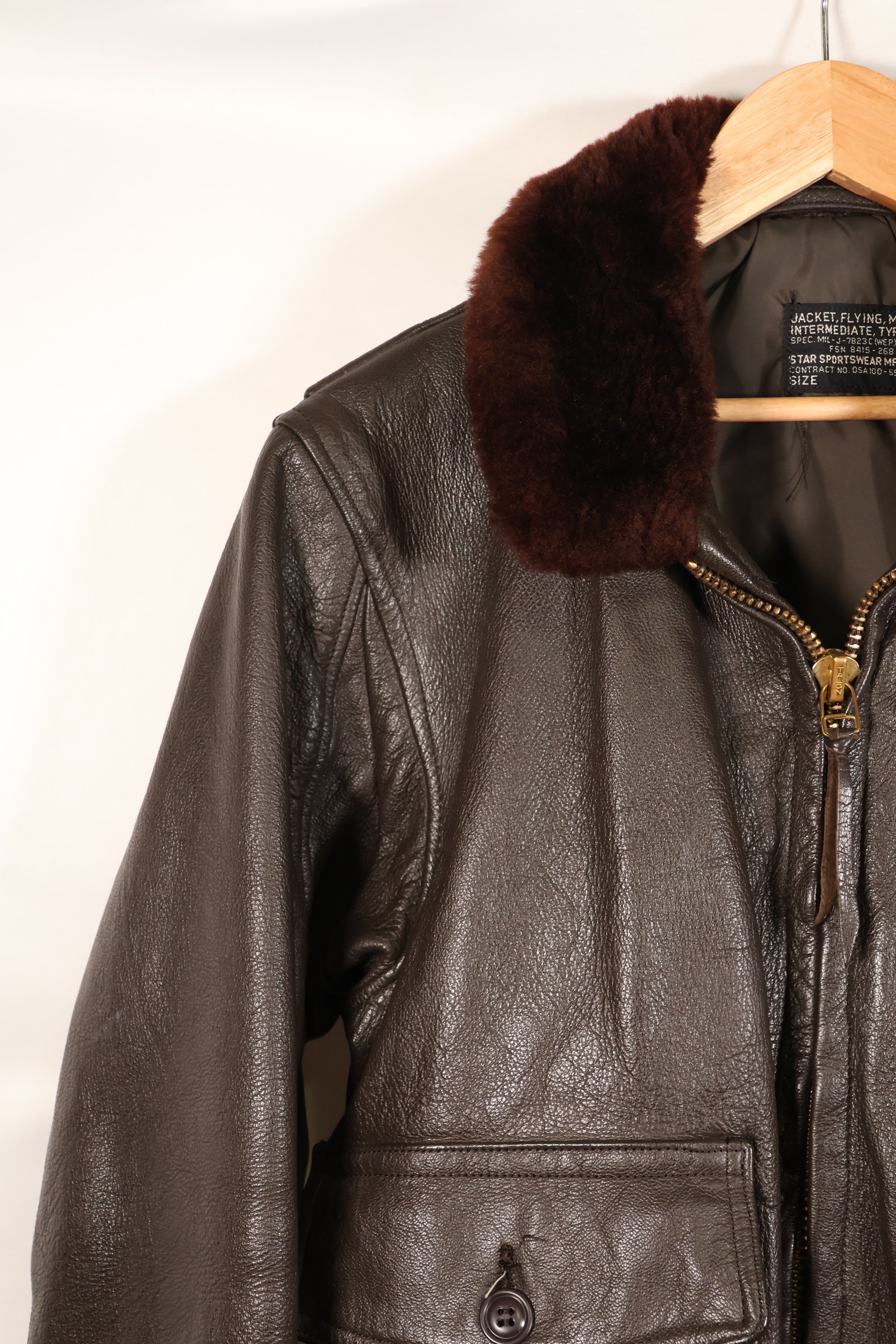 Early 1960s, Size 40, U.S. Navy G-1 Flight Jacket, Virtually Unworn　