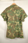 Estimated 1966–67 | Estimated M-R | No label | ERDL camouflage | Early print | Short-sleeve custom fatigue jacket | Used