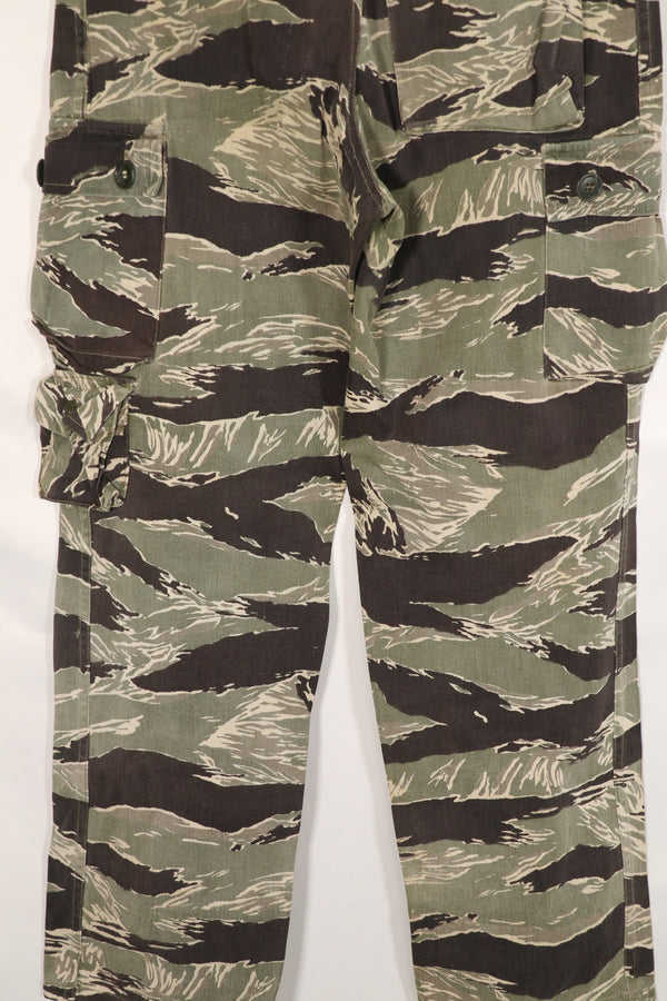 Real Okinawa Tiger Tiger Stripe Pants Asian Cut Faded Size A-M