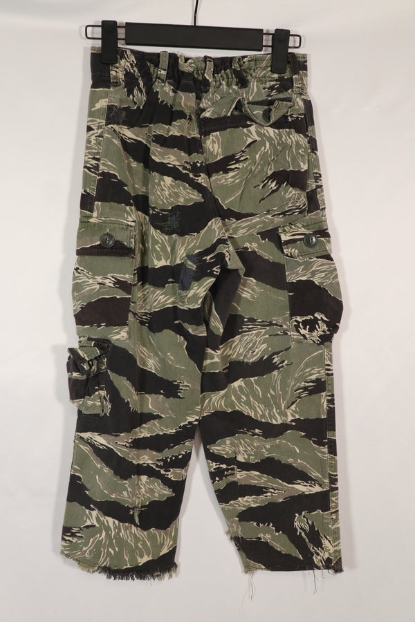 実物　沖縄タイガー　JWD　タイガーストライプ　パンツ　キッズサイズ　中古品