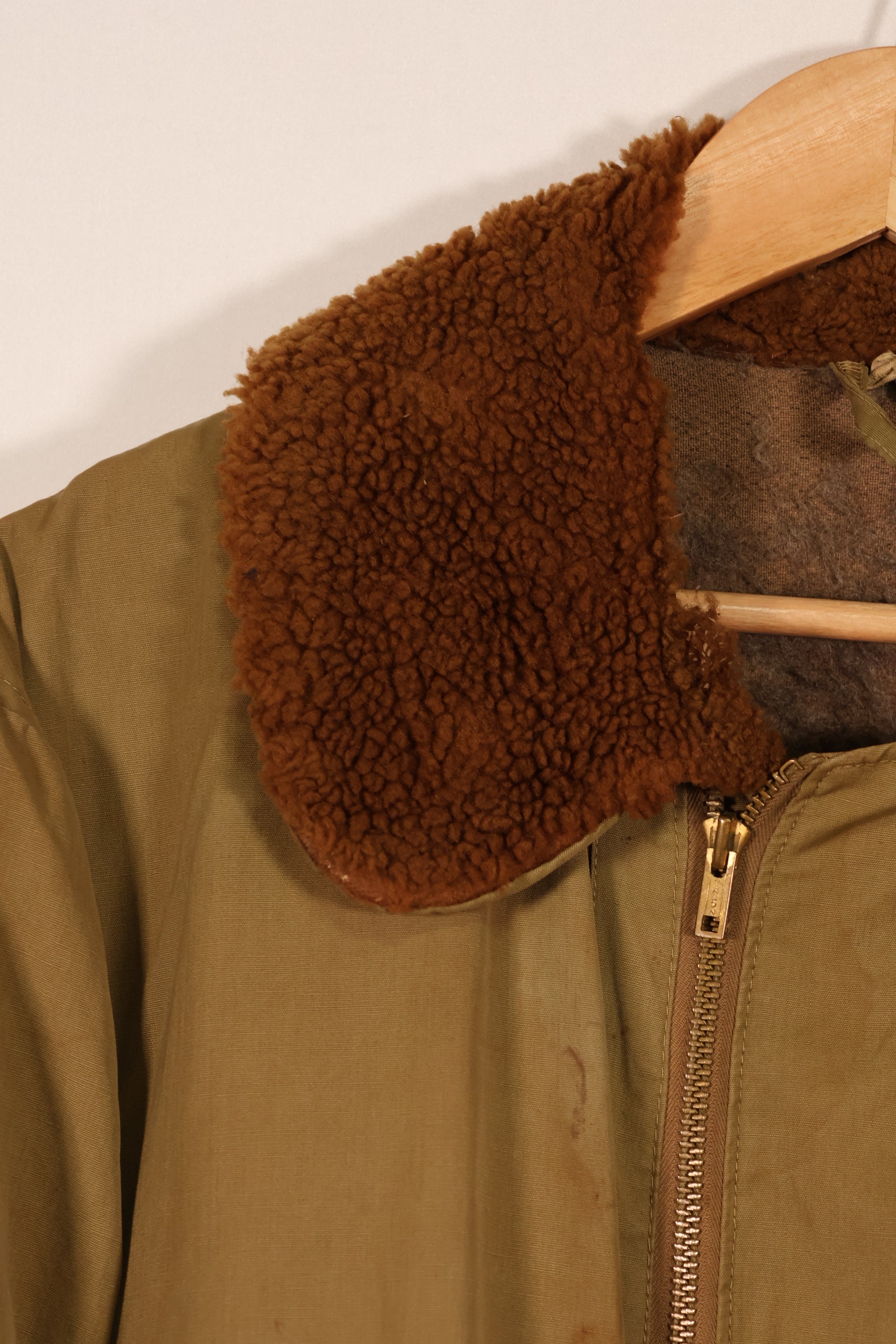 Real 1940s U.S. Army Air Corps USAAF B-15 Flight Jacket, used without label