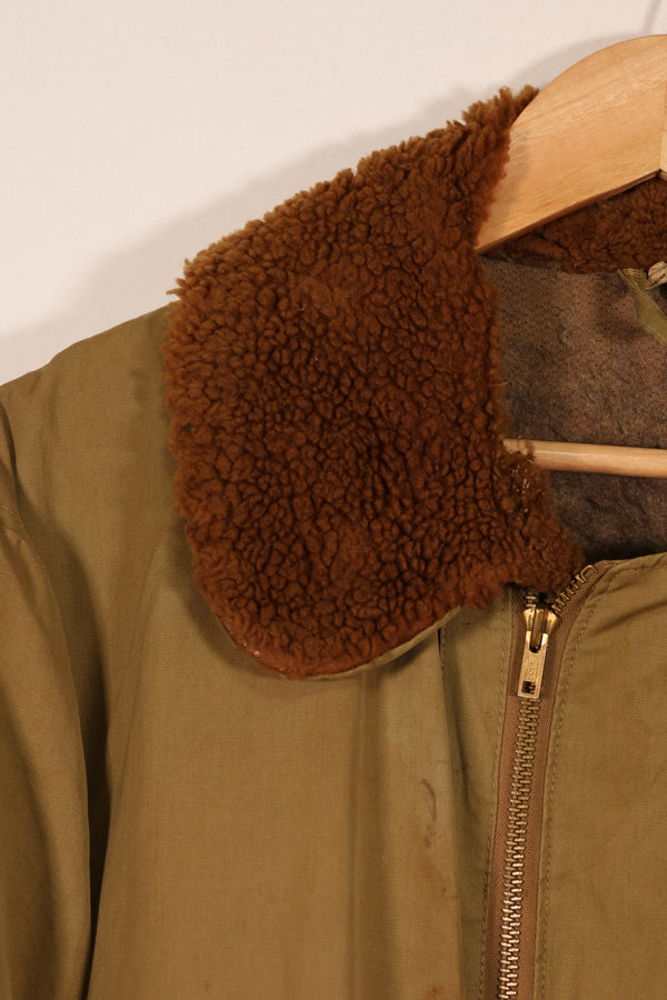 Real 1940s U.S. Army Air Corps USAAF B-15 Flight Jacket, used without label